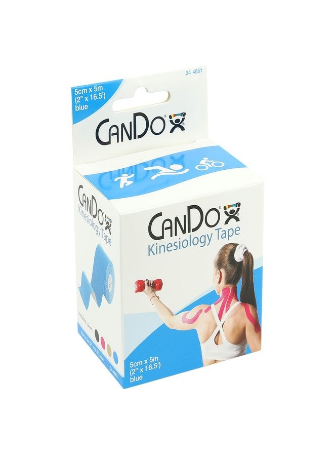 كاندو شريط كينيزيولوجي من كاندو 24-4851، عرض 2 بوصة، طول 16.5 قدم، أزرق - Image 3